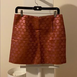 JCrew Collection Jacquard Mini Skirt